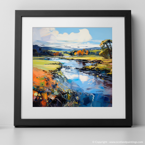 Framed version of River Nith