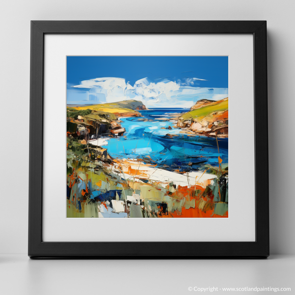 Framed version of Scourie Bay