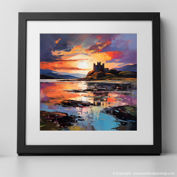 Framed version of Castle Stalker Bay