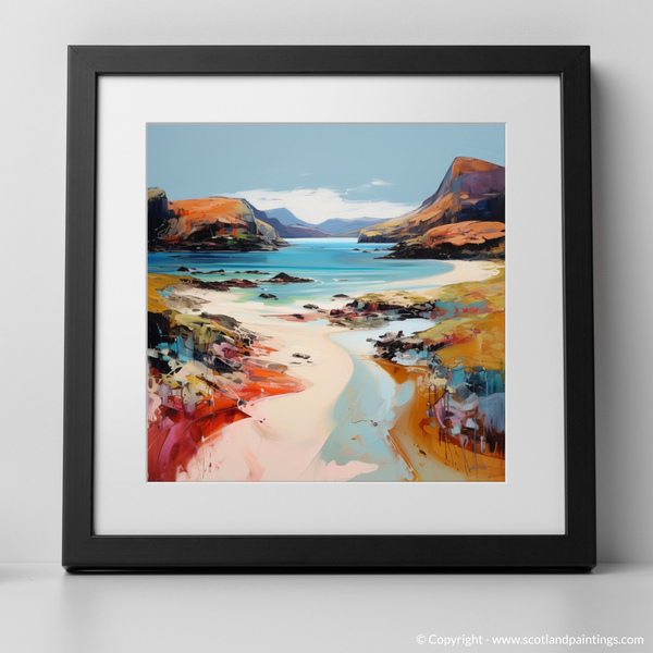 Framed version of Coral Beach