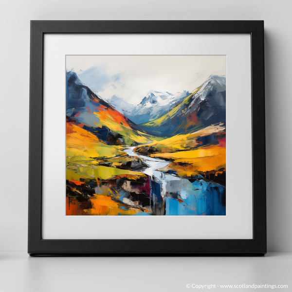 Framed version of Meall nan Tarmachan