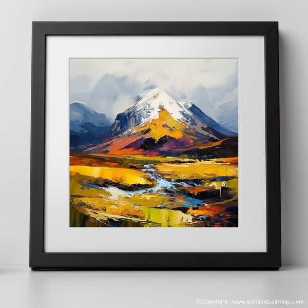 Framed version of Meall nan Tarmachan