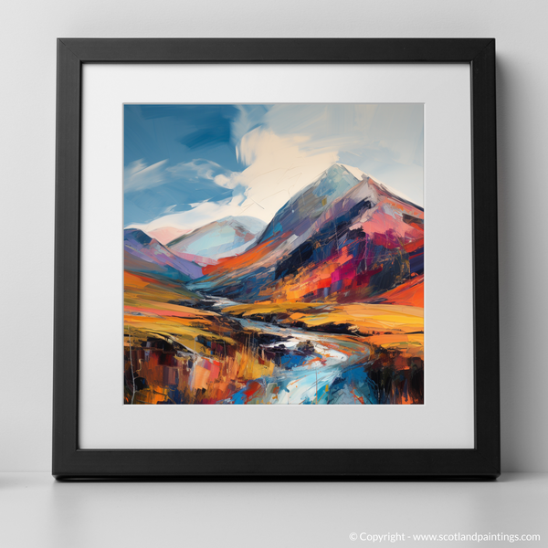 Framed version of Meall nan Tarmachan