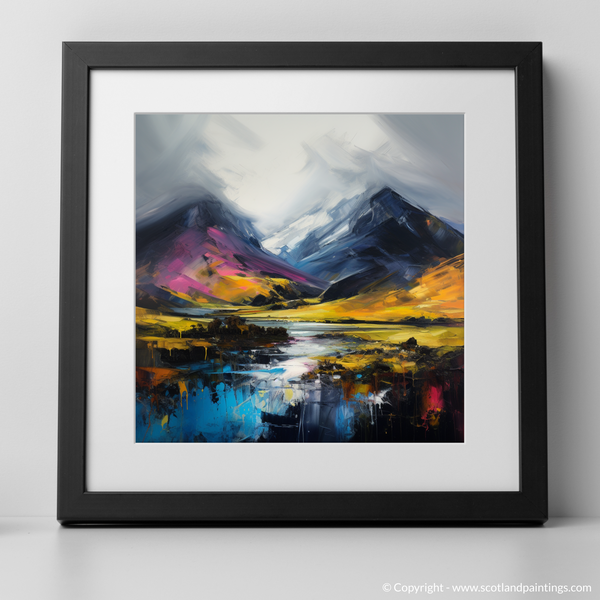 Framed version of Meall nan Tarmachan