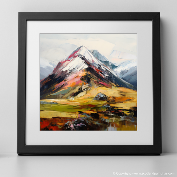 Framed version of Meall Garbh