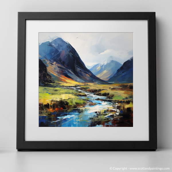 Framed version of Glen Coe