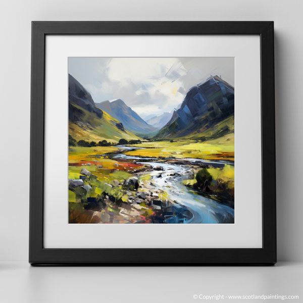 Framed version of Glen Coe