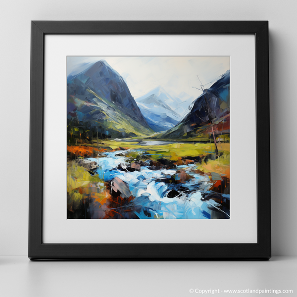 Framed version of Glen Coe