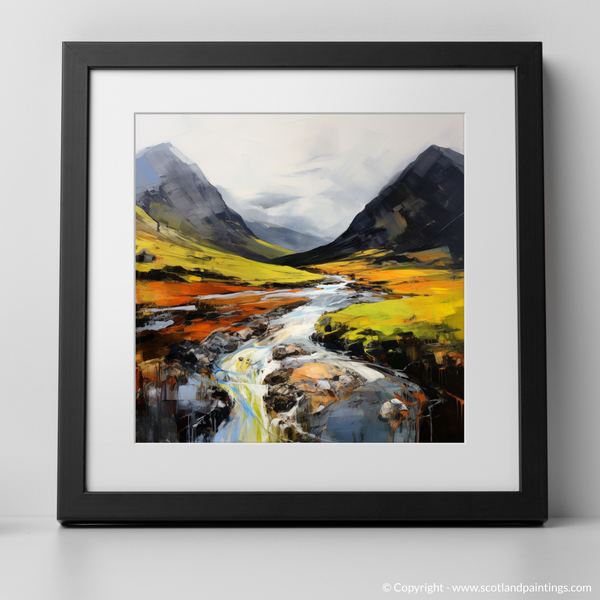 Framed version of Glen Coe