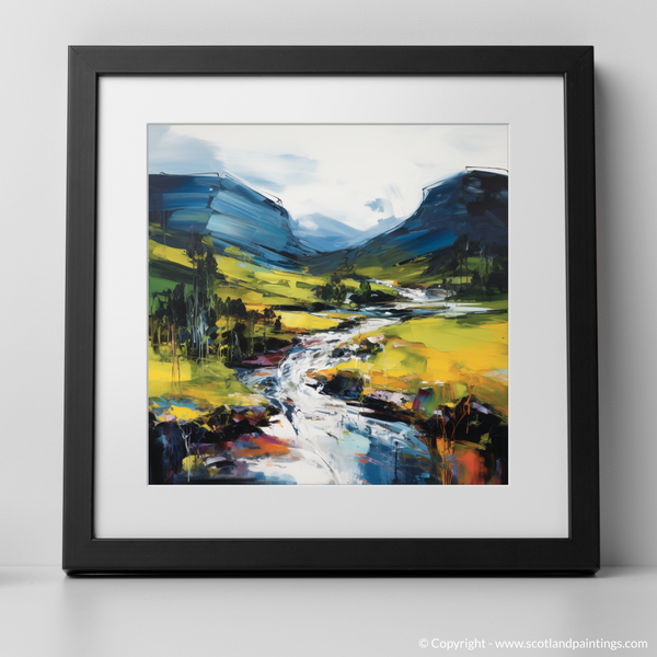 Framed version of Glen Esk