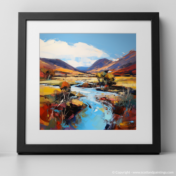 Framed version of Glen Esk