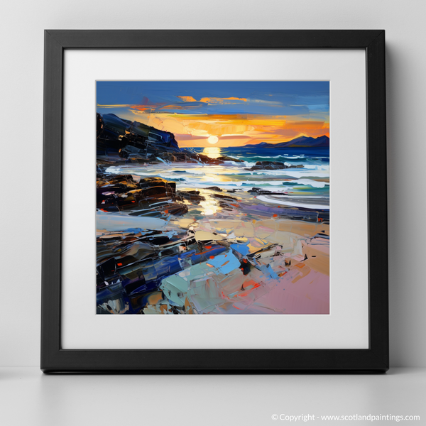 Framed version of Seilebost Beach