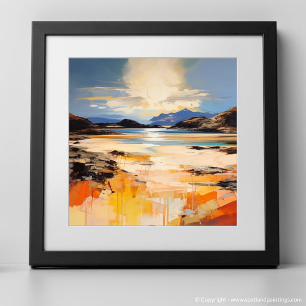 Framed version of Mellon Udrigle Beach