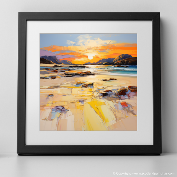 Framed version of Mellon Udrigle Beach