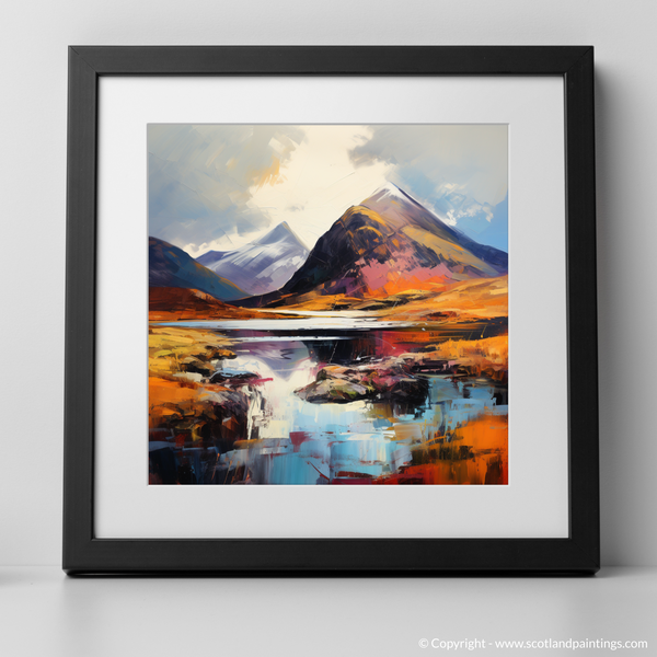 Framed version of Beinn Alligin