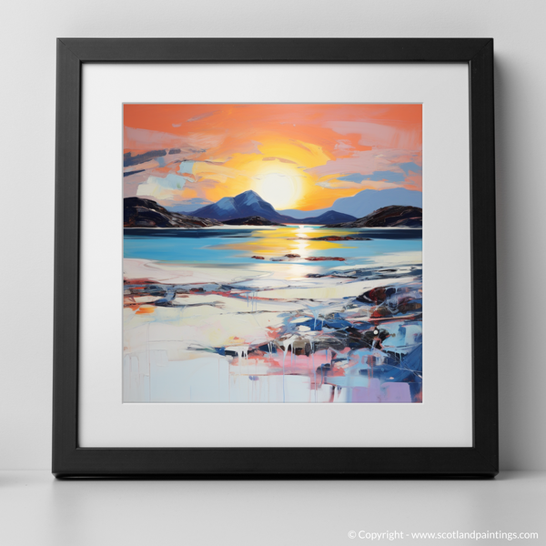 Framed version of Mellon Udrigle Beach