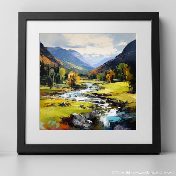 Framed version of Glen Lyon