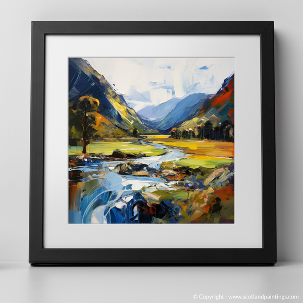 Framed version of Glen Lyon