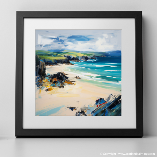 Framed version of Durness Beach