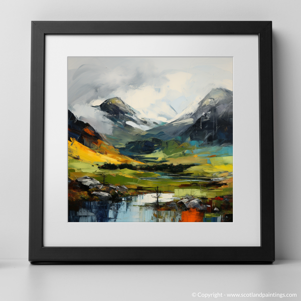 Framed version of Meall Greigh