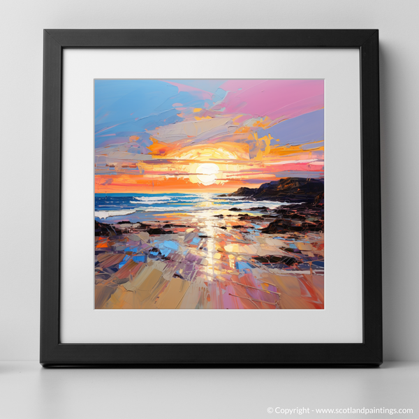 Framed version of St Cyrus Beach