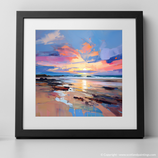 Framed version of St Cyrus Beach