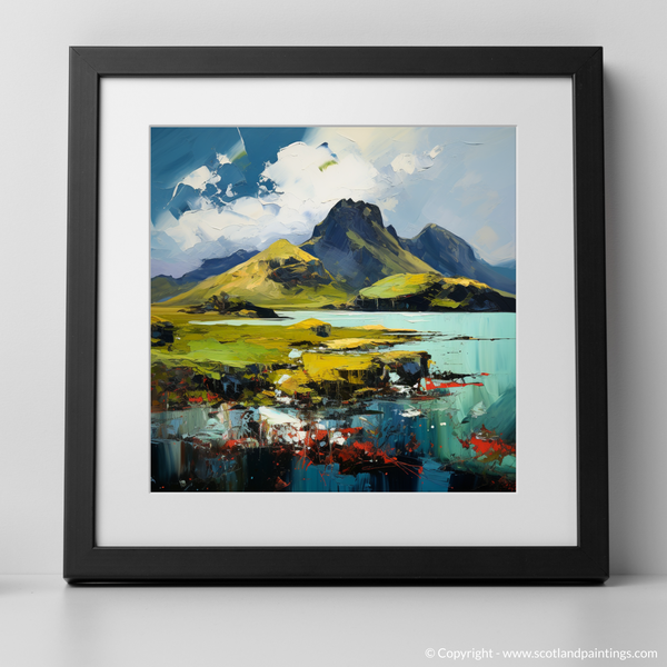 Framed version of Isle of Eigg