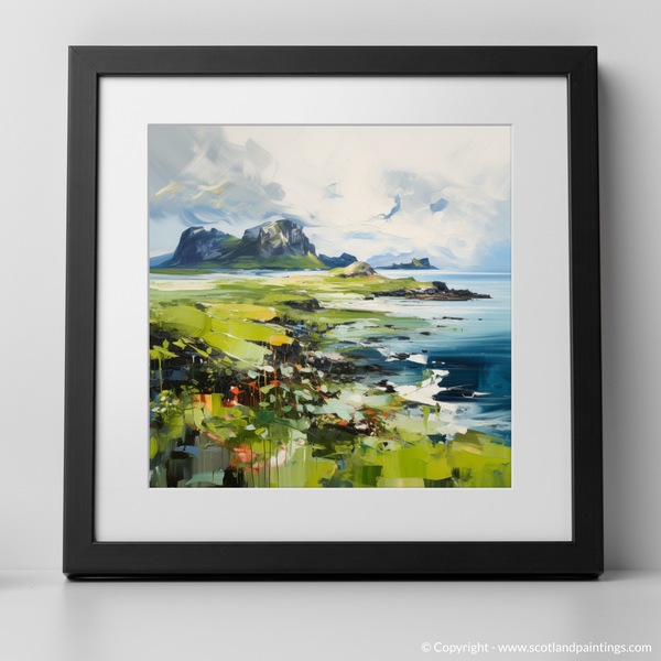 Framed version of Isle of Eigg