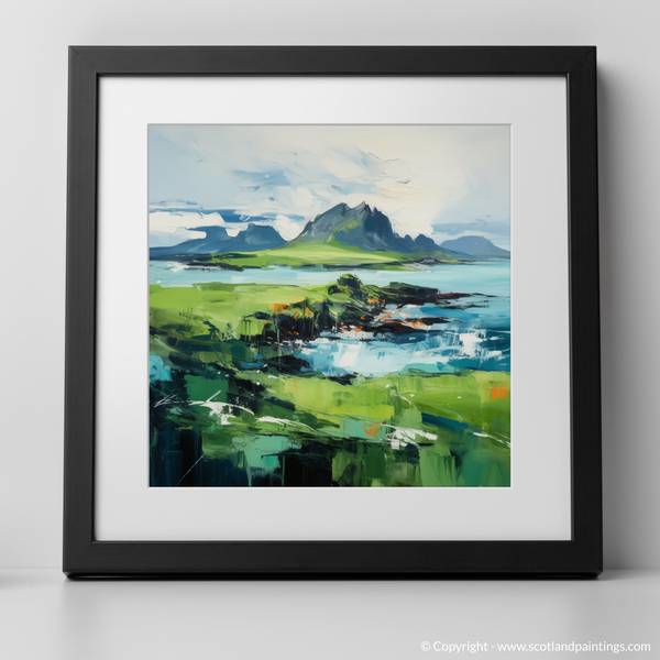 Framed version of Isle of Eigg