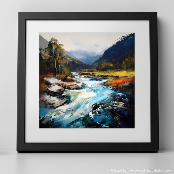 Framed version of River Orchy