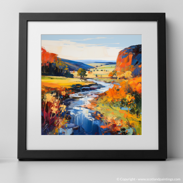 Framed version of River Don