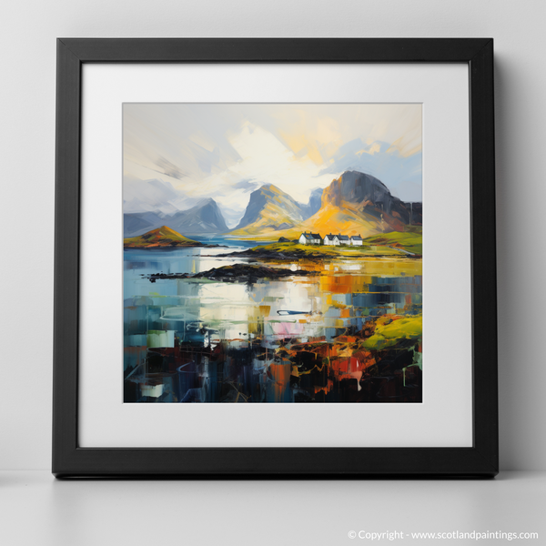 Framed version of Isle of Rum