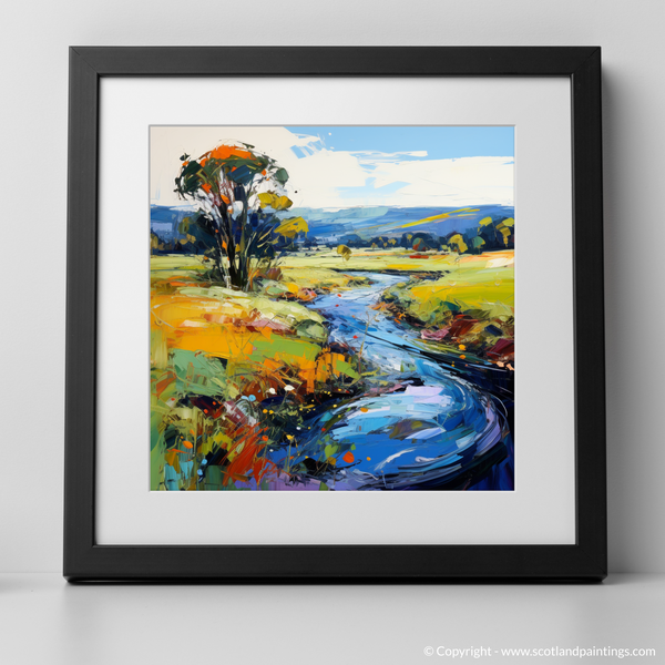 Framed version of River Don