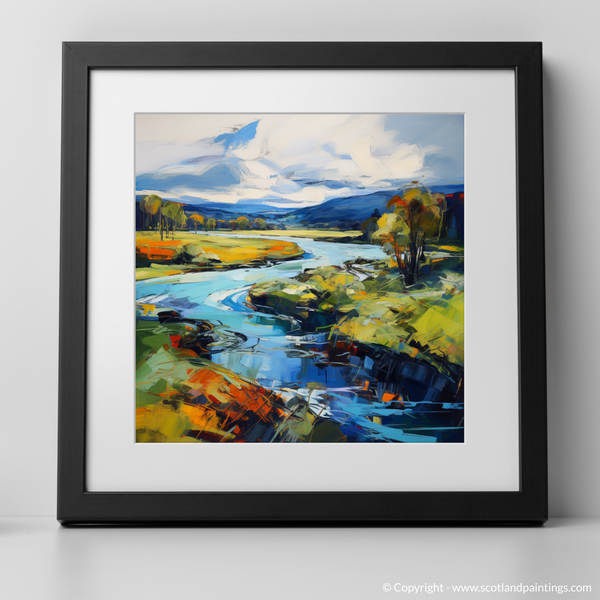 Framed version of River Nith