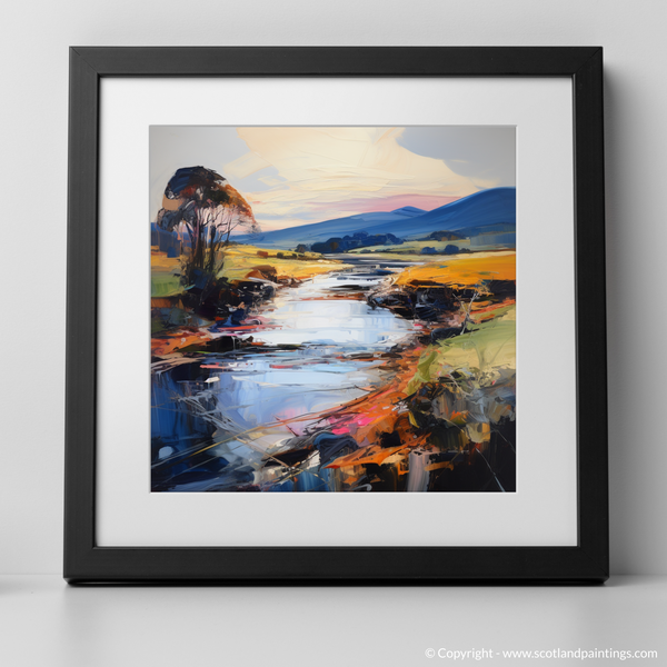 Framed version of River Nith