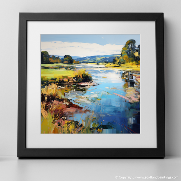 Framed version of River Nith