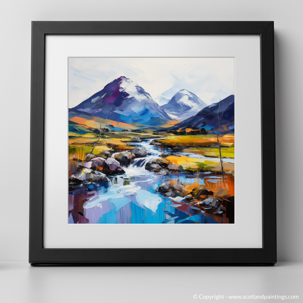 Framed version of Glen Sannox