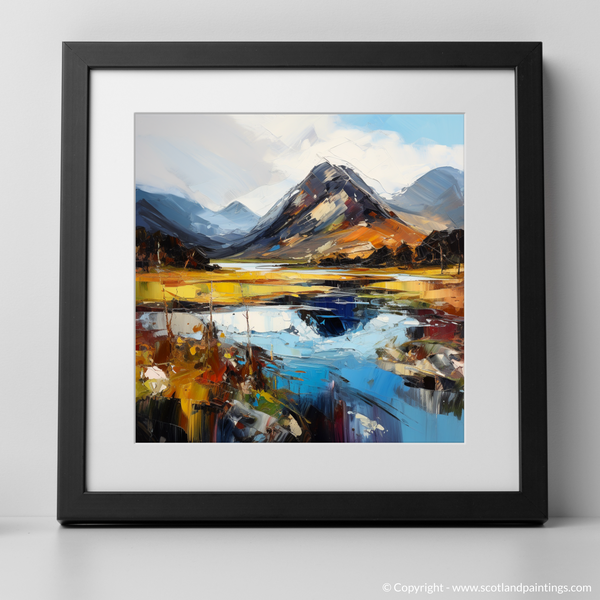 Framed version of Glen Sannox