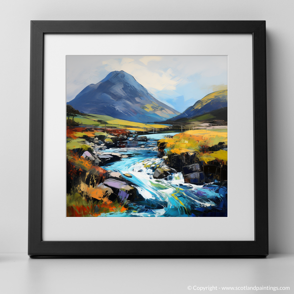 Framed version of Glen Sannox