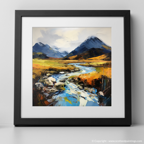 Framed version of Glen Sannox