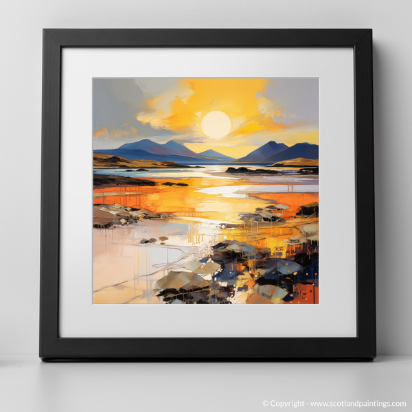 Framed version of Mellon Udrigle Beach