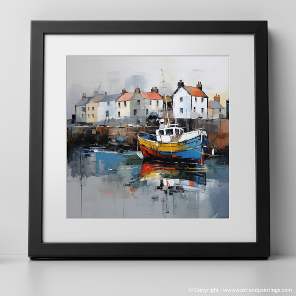 Framed version of Crail Harbour