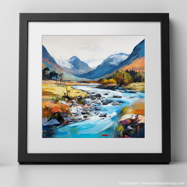 Framed version of River Coe