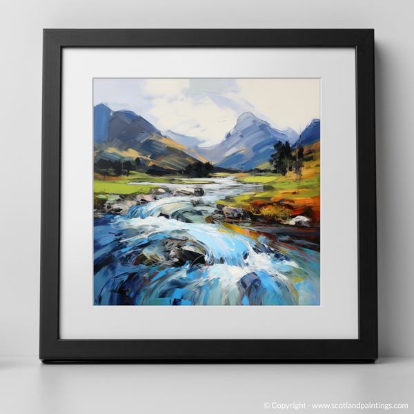 Framed version of River Coe