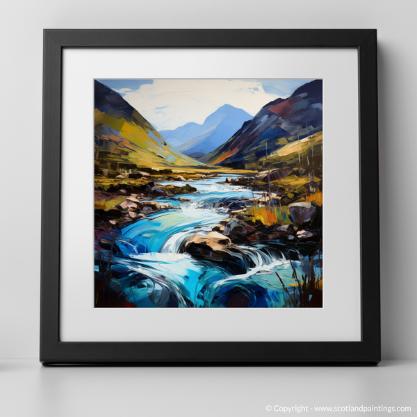 Framed version of River Coe