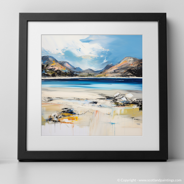 Framed version of Silver Sands of Morar