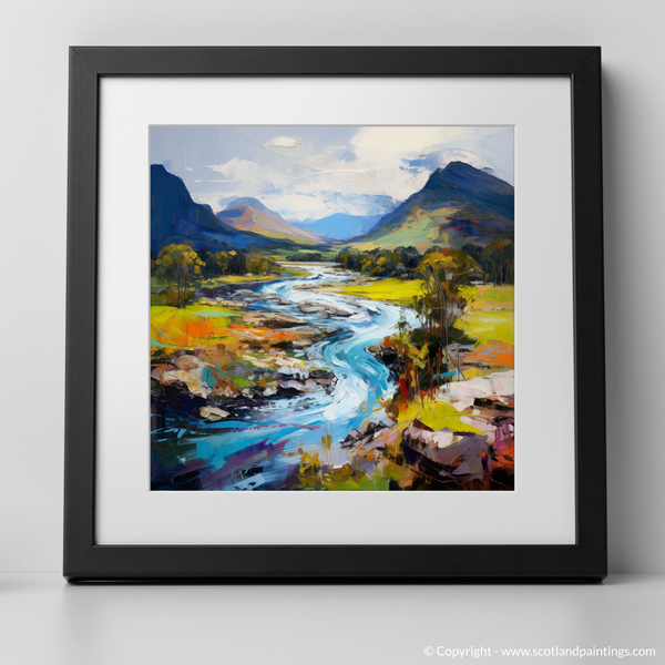 Framed version of River Spey