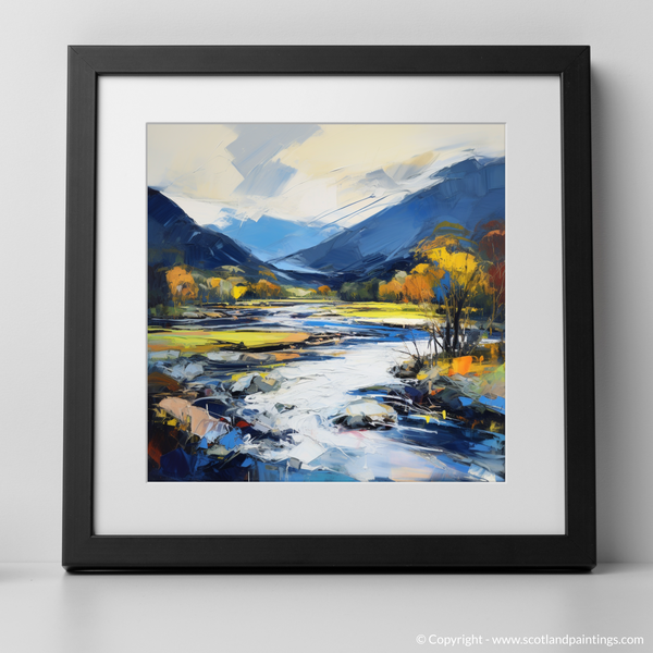 Framed version of River Spey