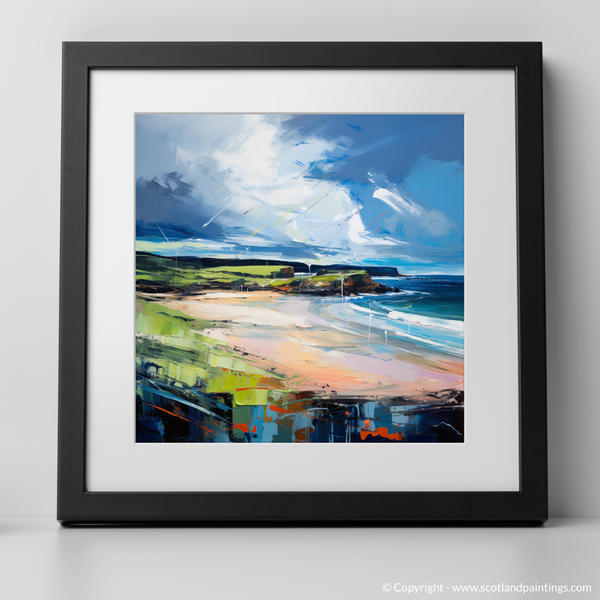 Framed version of Lunan Bay