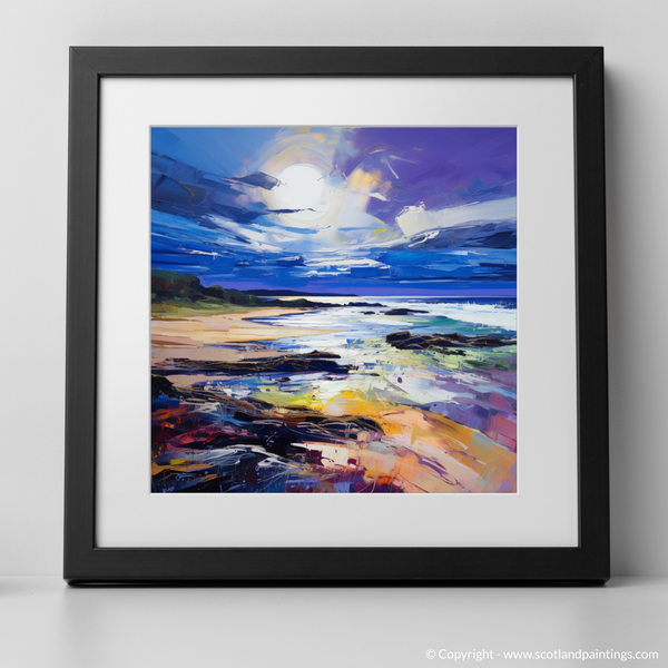 Framed version of Lunan Bay